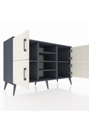 Kronos Konsol 5 Raflı 4 Kapaklı 132x59x83 - S606M034V14C