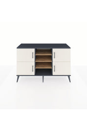 Kronos Konsol 5 Raflı 4 Kapaklı 132x59x83 - S606M034V15C
