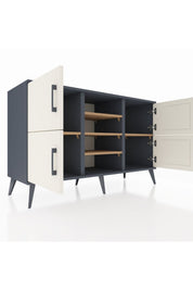 Kronos Konsol 5 Raflı 4 Kapaklı 132x59x83 - S606M034V15C