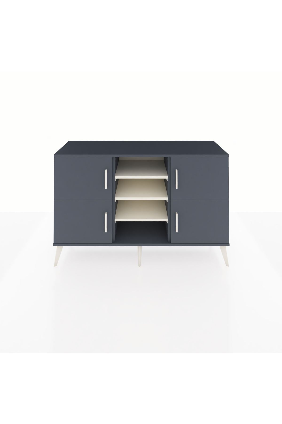Kronos Konsol 5 Raflı 4 Kapaklı 132x59x83 - S606M034V16C