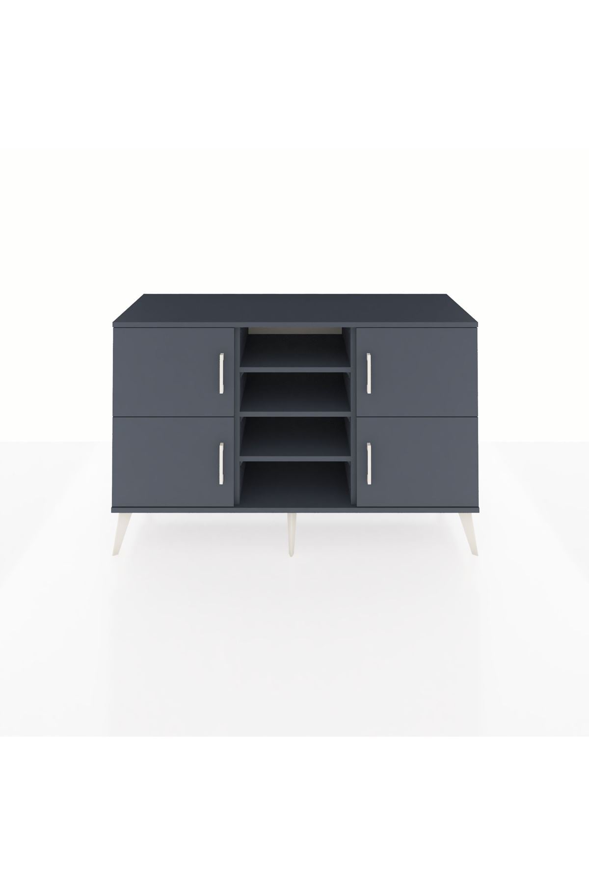 Kronos Konsol 5 Raflı 4 Kapaklı 132x59x83 - S606M034V17C