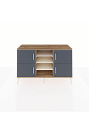 Kronos Konsol 5 Raflı 4 Kapaklı 132x59x83 - S606M034V25C