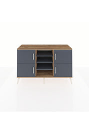 Kronos Konsol 5 Raflı 4 Kapaklı 132x59x83 - S606M034V26C