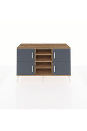 Kronos Konsol 5 Raflı 4 Kapaklı 132x59x83 - S606M034V27C