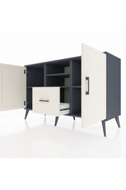 Kronos Konsol 4 Raflı Tek Çekmeceli 2 Kapaklı 132x59x83 - S606M036V13C