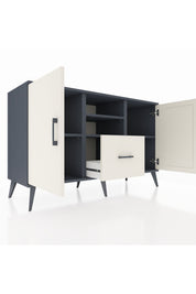 Kronos Konsol 4 Raflı Tek Çekmeceli 2 Kapaklı 132x59x83 - S606M036V13C