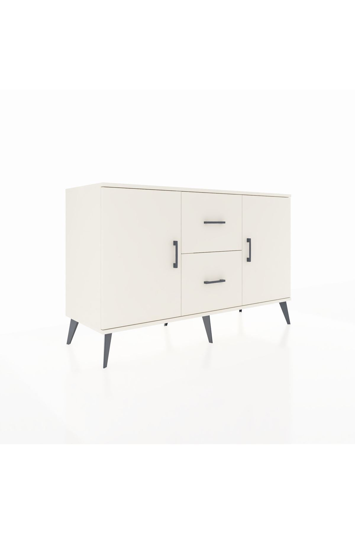 Kronos Konsol 2 Raflı 2 Çekmeceli 2 Kapaklı 132x59x83 - S606M039V04C