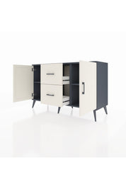 Kronos Konsol 2 Raflı 2 Çekmeceli 2 Kapaklı 132x59x83 - S606M039V13C