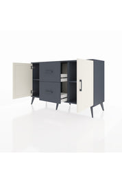 Kronos Konsol 2 Raflı 2 Çekmeceli 2 Kapaklı 132x59x83 - S606M039V14C