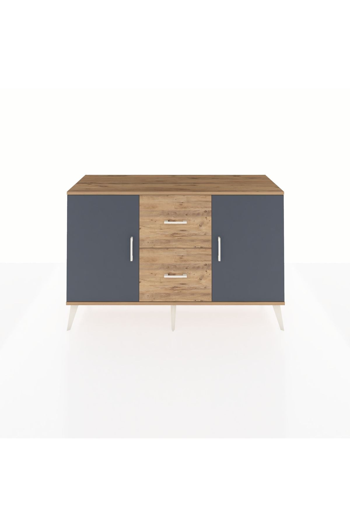 Kronos Konsol 2 Raflı 2 Çekmeceli 2 Kapaklı 132x59x83 - S606M039V27C