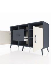 Kronos Konsol 5 Raflı Tek Çekmeceli 2 Kapaklı 132x59x83 - S606M040V14C