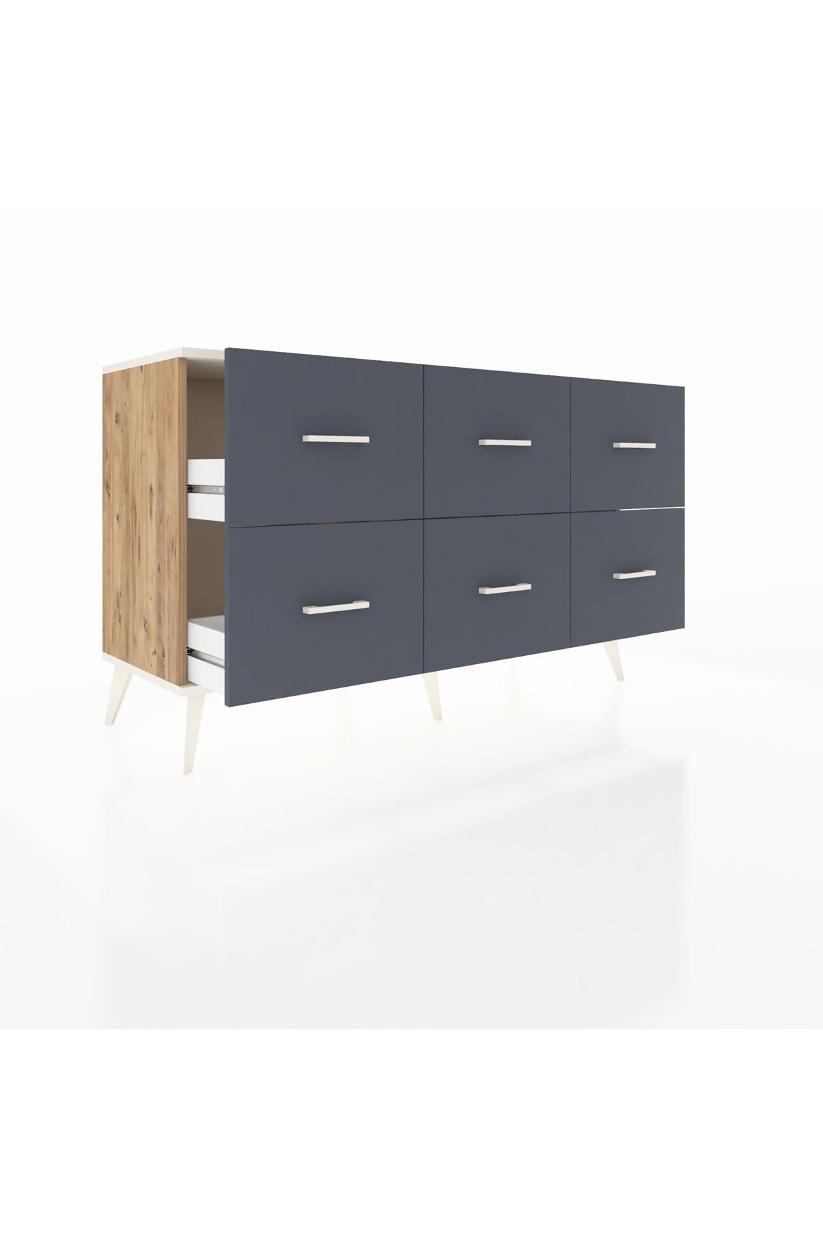 Kronos Konsol 6 Çekmeceli 132x59x83 - S606M041V23C