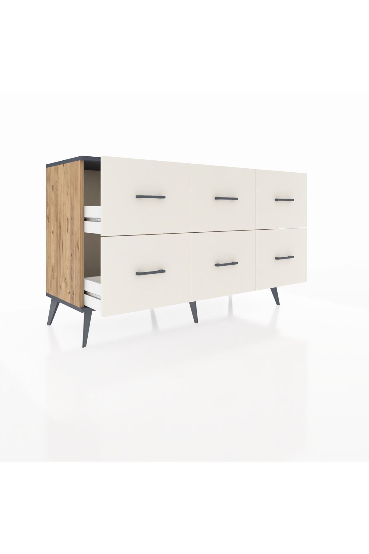 Kronos Konsol 6 Çekmeceli 132x59x83 - S606M041V25C
