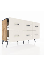 Kronos Konsol 6 Çekmeceli 132x59x83 - S606M041V25C