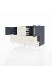 Kronos Konsol 2 Raflı 5 Çekmeceli 2 Kapaklı 132x59x83 - S606M042V16C