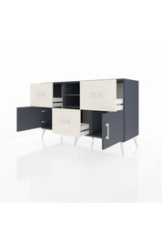 Kronos Konsol 2 Raflı 3 Çekmeceli 2 Kapaklı 132x59x83 - S606M043V16C