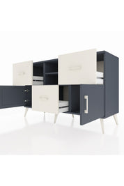 Kronos Konsol 2 Raflı 3 Çekmeceli 2 Kapaklı 132x59x83 - S606M043V16C