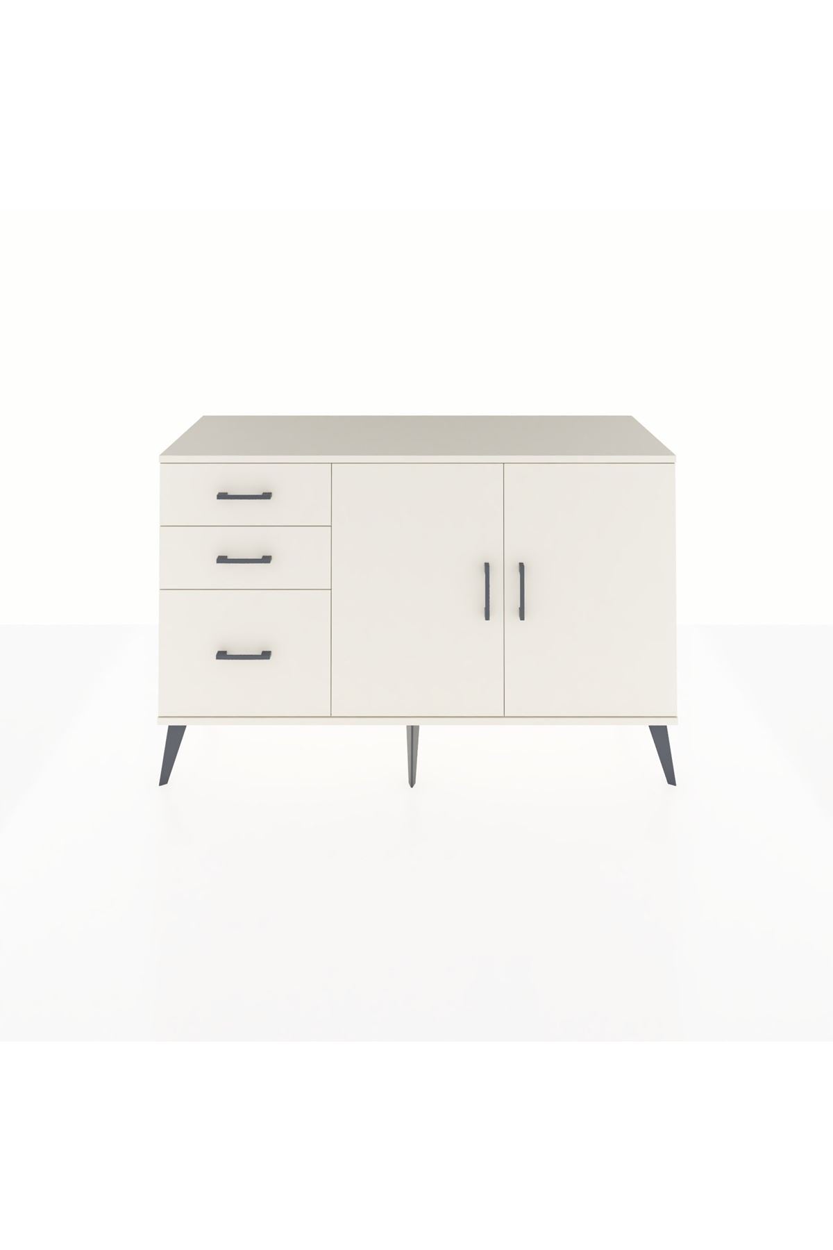 Kronos Konsol 2 Raflı 3 Çekmeceli 2 Kapaklı 132x59x83 - S606M044V04C