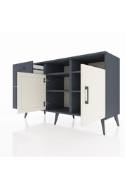 Kronos Konsol 4 Raflı 3 Çekmeceli 2 Kapaklı 132x59x83 - S606M045V14C