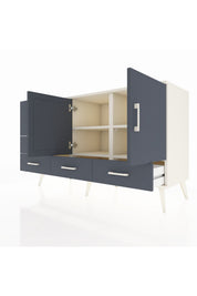 Kronos Konsol 4 Raflı 5 Çekmeceli 2 Kapaklı 132x59x83 - S606M047V08C