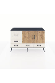 Kronos Konsol 4 Raflı 5 Çekmeceli 2 Kapaklı 132x59x83 - S606M047V10C