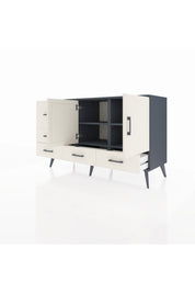 Kronos Konsol 4 Raflı 5 Çekmeceli 2 Kapaklı 132x59x83 - S606M047V13C