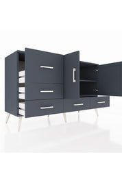 Kronos Konsol 4 Raflı 5 Çekmeceli 2 Kapaklı 132x59x83 - S606M047V17C