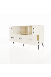 Kronos Konsol 2 Raflı 5 Çekmeceli 2 Kapaklı 132x59x83 - S606M049V04C