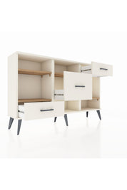 Arges Konsol 4 Raflı 3 Çekmeceli 132x30x83 - S144M001V01A