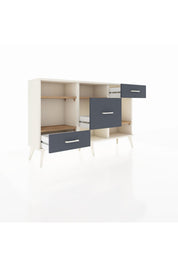 Arges Konsol 4 Raflı 3 Çekmeceli 132x30x83 - S144M001V02A