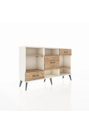 Arges Konsol 4 Raflı 3 Çekmeceli 132x30x83 - S144M001V03A