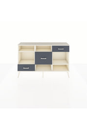 Arges Konsol 4 Raflı 3 Çekmeceli 132x30x83 - S144M001V05A