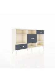 Arges Konsol 4 Raflı 3 Çekmeceli 132x30x83 - S144M001V05A
