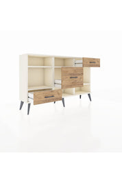 Arges Konsol 4 Raflı 3 Çekmeceli 132x30x83 - S144M001V06A