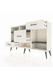 Arges Konsol 4 Raflı 3 Çekmeceli 132x30x83 - S144M001V07A