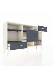 Arges Konsol 4 Raflı 3 Çekmeceli 132x30x83 - S144M001V08A