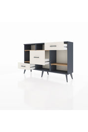 Arges Konsol 4 Raflı 3 Çekmeceli 132x30x83 - S144M001V10A