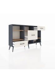 Arges Konsol 4 Raflı 3 Çekmeceli 132x30x83 - S144M001V10A