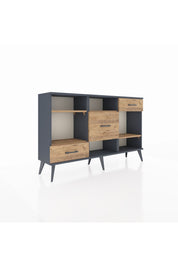 Arges Konsol 4 Raflı 3 Çekmeceli 132x30x83 - S144M001V12A