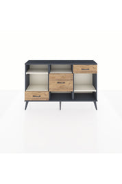 Arges Konsol 4 Raflı 3 Çekmeceli 132x30x83 - S144M001V15A