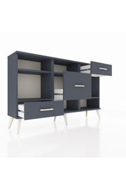 Arges Konsol 4 Raflı 3 Çekmeceli 132x30x83 - S144M001V17A