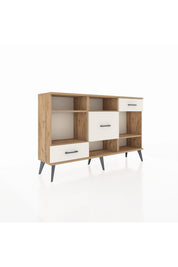 Arges Konsol 4 Raflı 3 Çekmeceli 132x30x83 - S144M001V19A