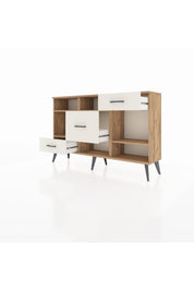 Arges Konsol 4 Raflı 3 Çekmeceli 132x30x83 - S144M001V19A