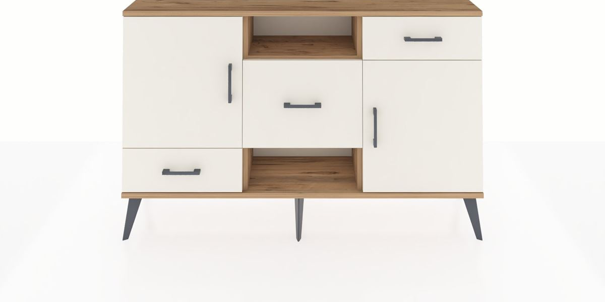 Arges Konsol 4 Raflı 3 Çekmeceli 2 Kapaklı 132x30x83 - S144M002V22A