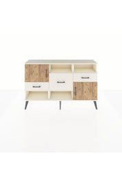 Arges Konsol 3 Raflı 3 Çekmeceli 2 Kapaklı 132x30x83 - S144M003V01A