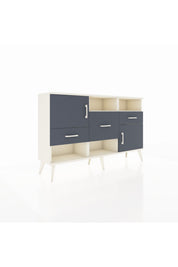 Arges Konsol 3 Raflı 3 Çekmeceli 2 Kapaklı 132x30x83 - S144M003V08A