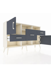 Arges Konsol 3 Raflı 3 Çekmeceli 2 Kapaklı 132x30x83 - S144M003V08A