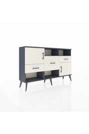 Arges Konsol 3 Raflı 3 Çekmeceli 2 Kapaklı 132x30x83 - S144M003V13A