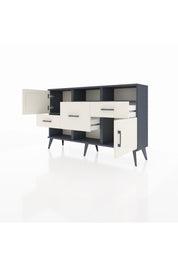 Arges Konsol 3 Raflı 3 Çekmeceli 2 Kapaklı 132x30x83 - S144M003V13A