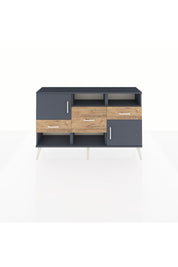Arges Konsol 3 Raflı 3 Çekmeceli 2 Kapaklı 132x30x83 - S144M003V18A